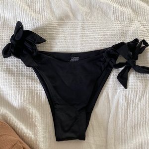 Black Maui Bottom Monday Swimwear- Medium